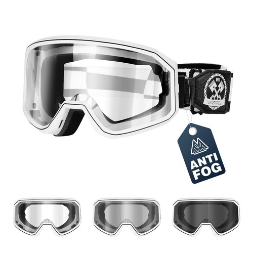 Photochromic dirt bike goggles - photochromic,
