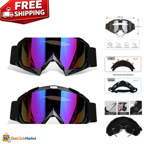 Dirt bike goggles - with, uv400