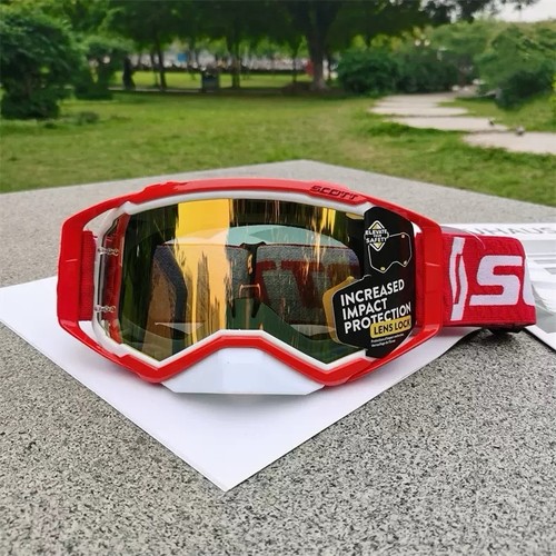 Scott motocross goggles red - scott,