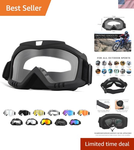 Windproof dirt bike goggles - bike,