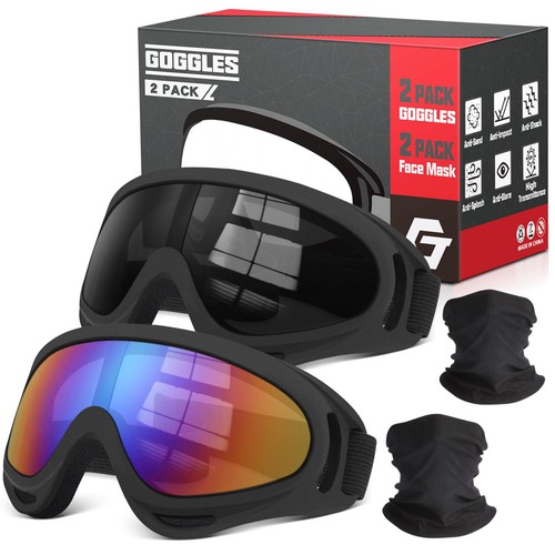 Dirt bike goggles 2pack - dirt, goggles,