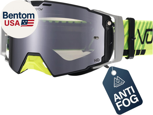 Dirt bike goggles over glasses - dirt,