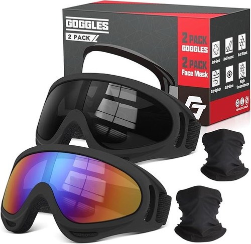 Dirt bike goggles 2pack - dirt,