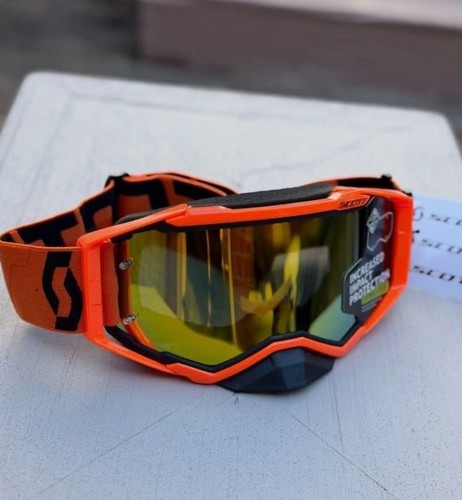 Scott goggles orange - scott, chrome