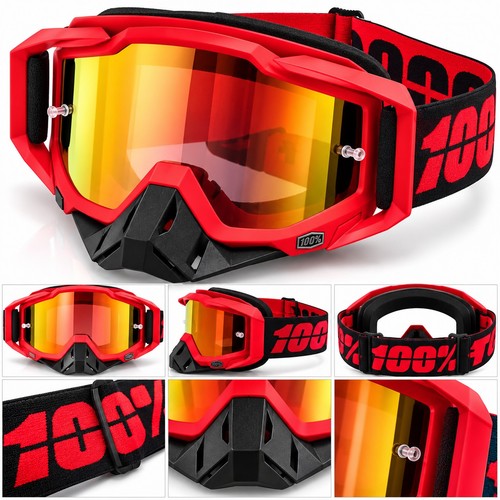 100 motocross goggles red - 100%,