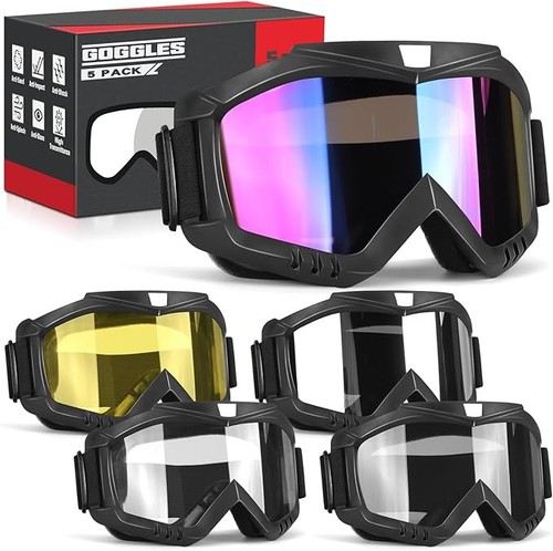 Dirt bike goggles pack - bike, 5-pack